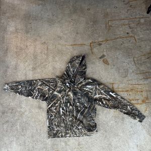 camo hoodie - hardcore size M